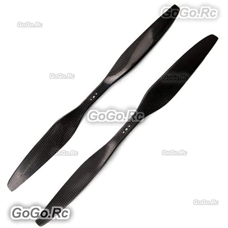 Gogorc 1Pair 15" X5.5 1555 Carbon Fiber Cw Ccw Propeller Prop T Motor Multi-Rotor Copter