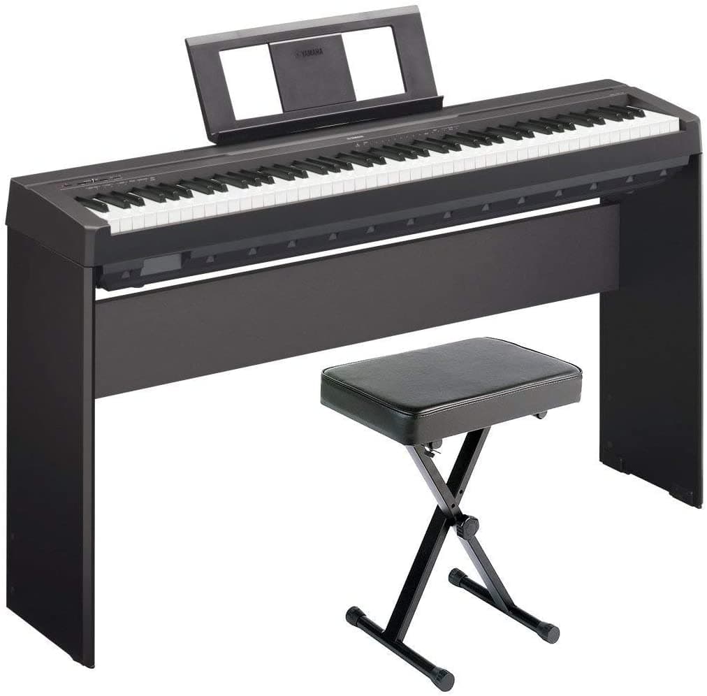 Yamaha P71 Digital Piano Amazon Exclusive Deluxe Bundle Muebles Stand Y Bench