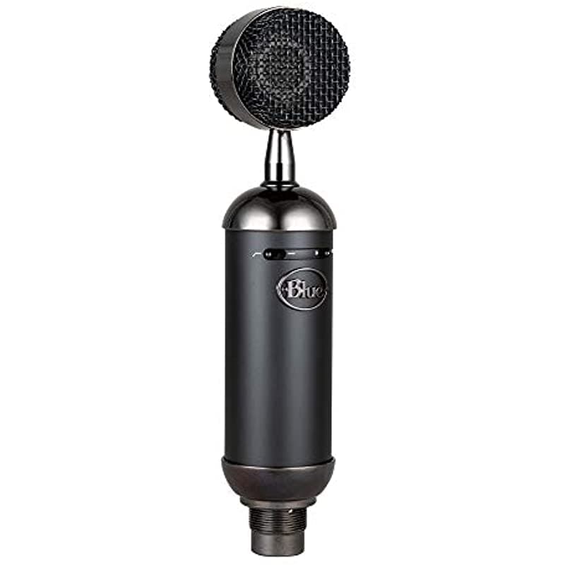 Blue Blackout Spark Sl Xlr Condenser Mic Groadación Y Streaming Gran Diafragma Cardiodo Cápsula Shockmount Y Caso Protector 988-000075