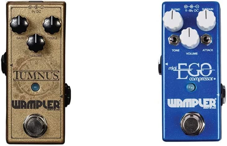 Wampler Tumnus V2 Overdrive & Boost Pedal De Efectos Para Guitarra Y Mini Compresor Ego Pedal De Efectos Para Guitarra