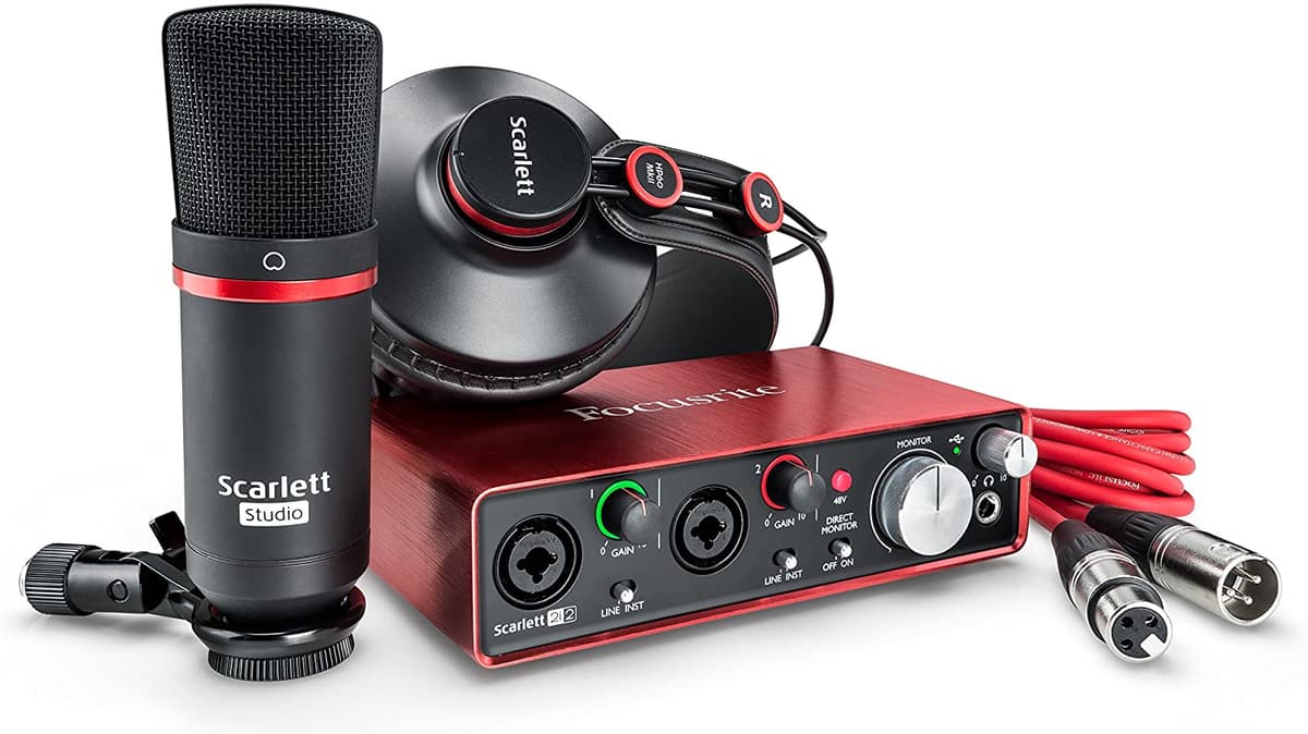 Focusrite Scarlett 2I2 Studio 2Nd Gen Usb Audio Placa Y Grabación Bundle Pro Tools | Primero AMS-SCARLETT-STUDIO-2ND-GE