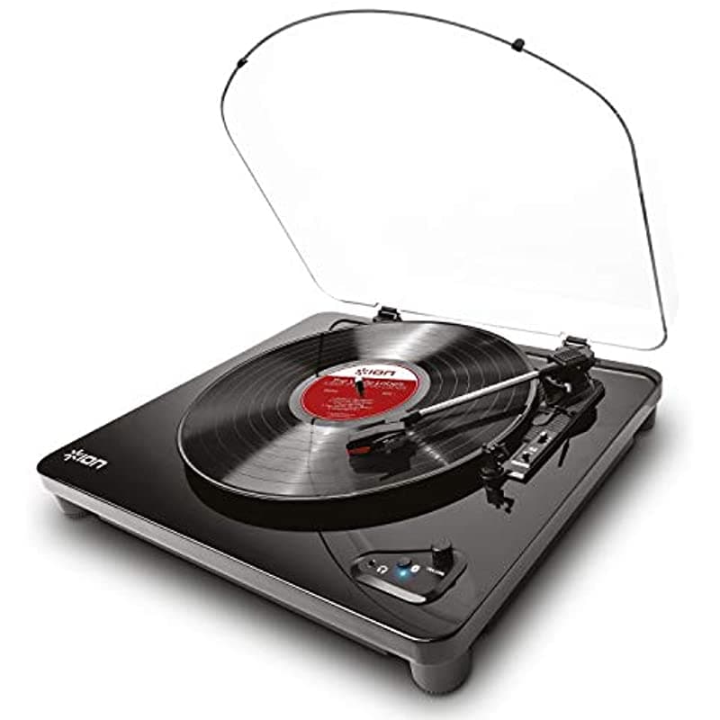 Ion Audio Air Lp | Vinyl Player Bluetooth Turnable Usb Salida De Salida Y Tres Velocidades De Reproducción - Negro
