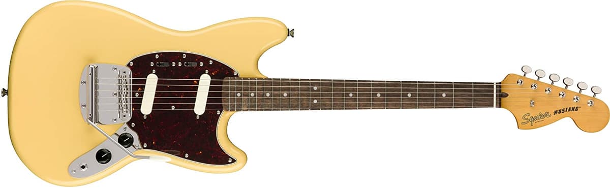 Squier By Fender Classic Vibe 60's Mustang Guitarra Eléctrica Laurel Vintage White 374080541