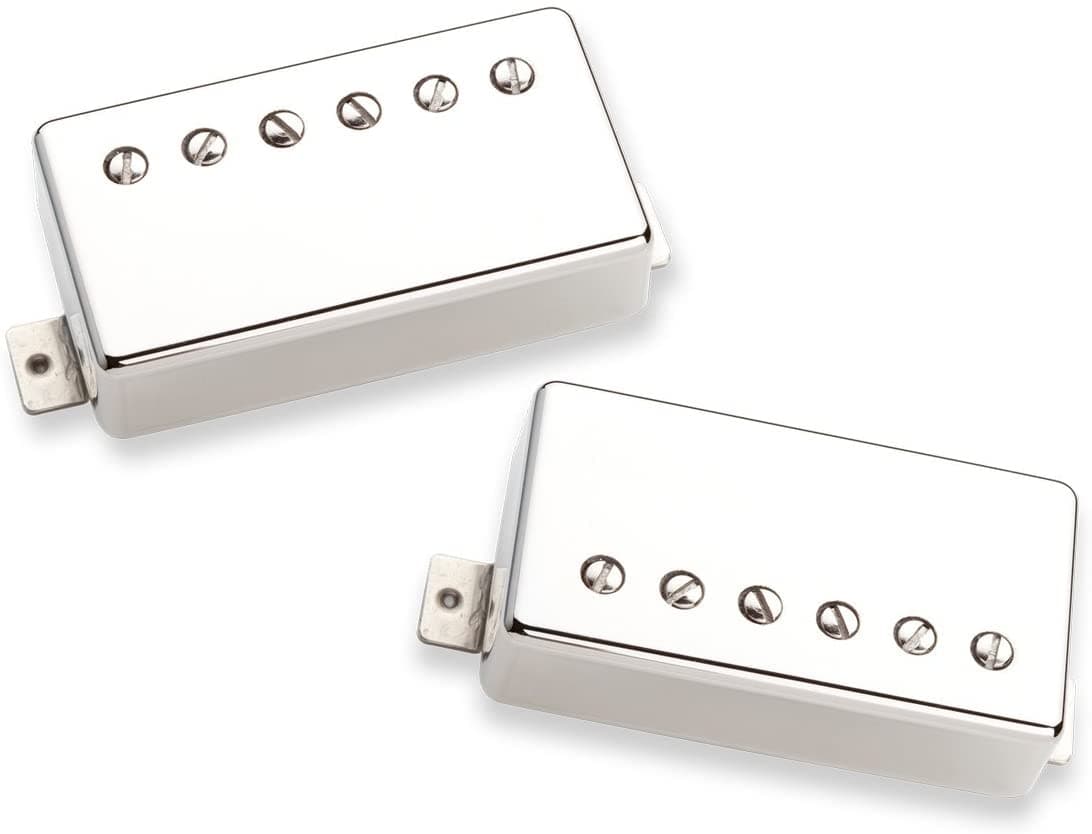 Seymour Duncan Seth Lover Nickel Humbucker Set - Pastillas P.A.F. para Guitarra Eléctrica, Ideales para Jazz, Blues y Rock Clásico. Seth Lover Set Nickel