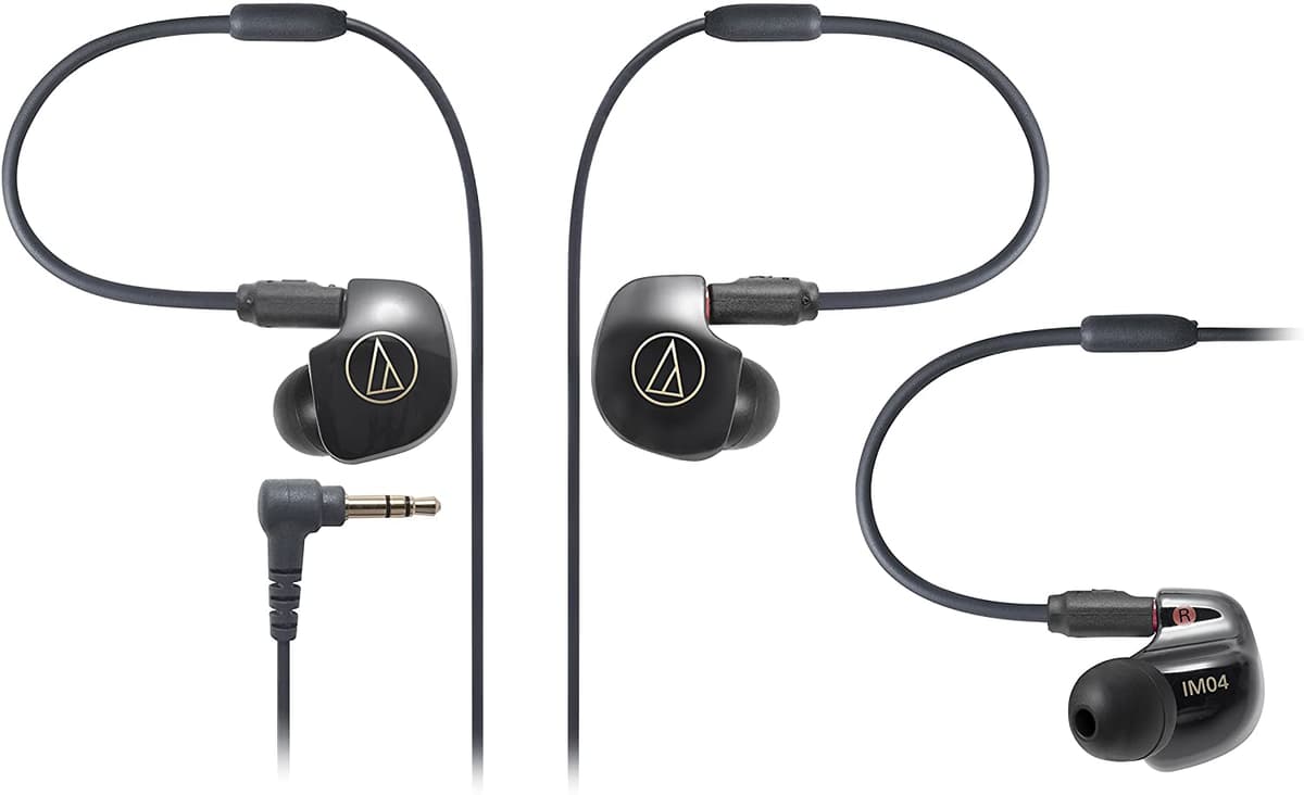 Audio-Technica ATH-IM04 Auriculares In-Ear Monitor Balanced con Sonido Profesional