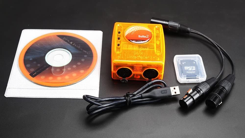 MAD OWL Dmx Consolausb Consola Suite2-Fc+ 3X512Ch Dmx512 Usb Desktop Control Sistema Aplicar Windows7 Windows10 Utilice El Programa De Edición De La Ejecución Del Escenario Iluminaciones