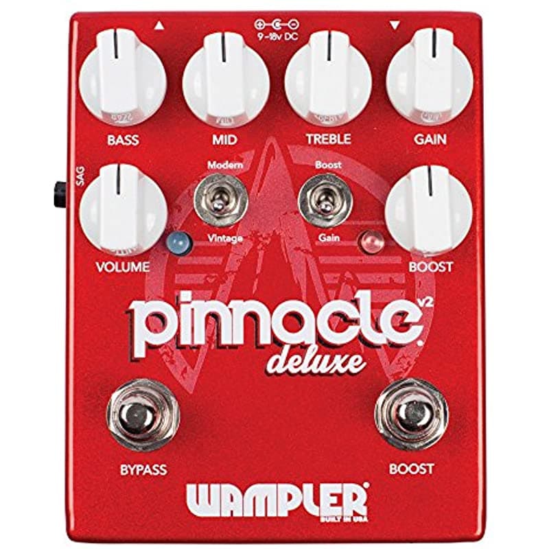 Wampler Pinnacle Deluxe V2 Distorsión - Pedal de efectos para guitarra PINNACLEDLXV2