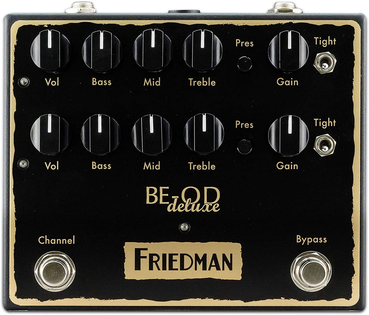 Friedman Amplificación Be-Od Deluxe Dual Overdrive - Pedal De Efectos De Guitarra