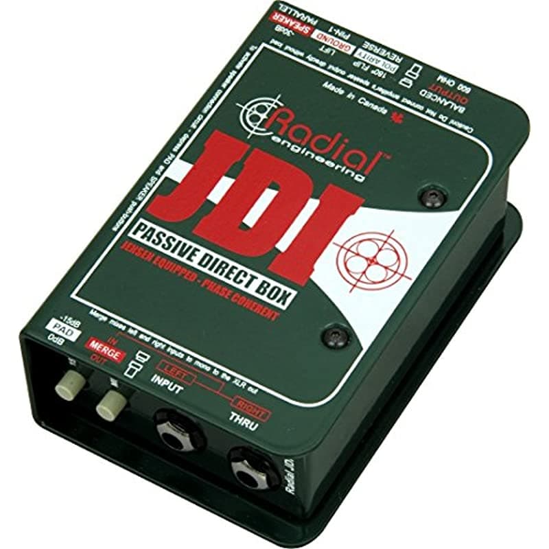 Radial Engineering R8001010Jdi Caja Directa Pasiva De Un Solo Canal Con Transformador Jensen