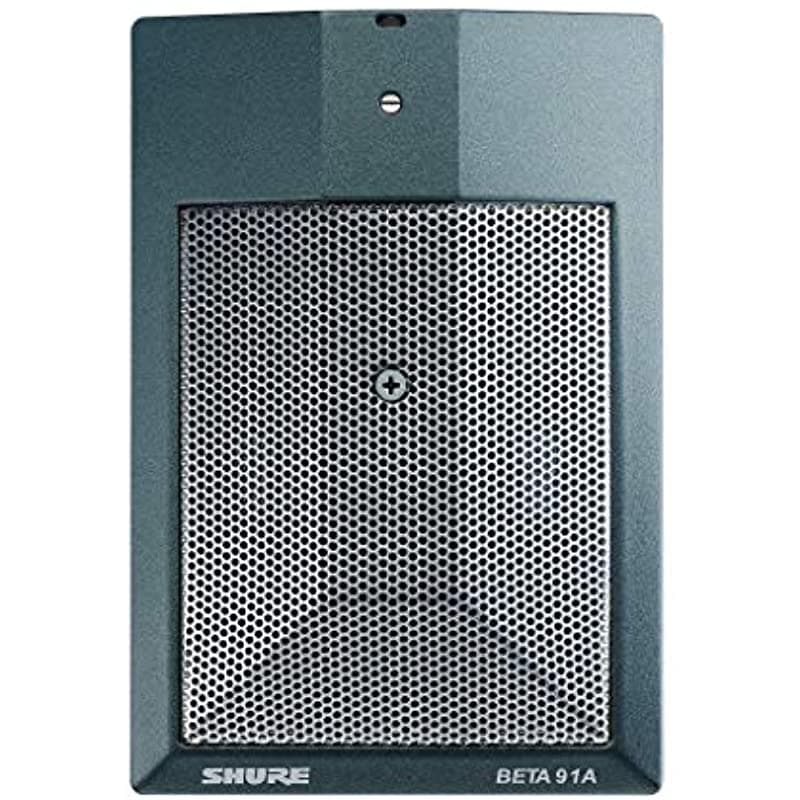 Shure Beta 91A Micrófono De Condensador Medio Cardioide Kick-Drum (Incluye Preamplificador Integrado Y Salida Xlr Macho)