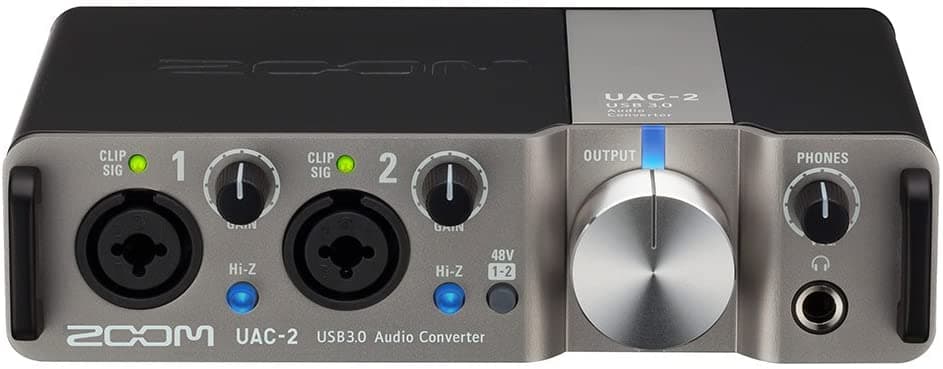 Zoom Interfaz De Audio Usb 3.0 Uac-2 Interfaz De Audio De 2 Entradas/2 Salidas 2 Entradas De Micrófono/Línea/Alta Z E/S Midi Salida De Auriculares 2 Salidas De Línea Alimentación De Autobús