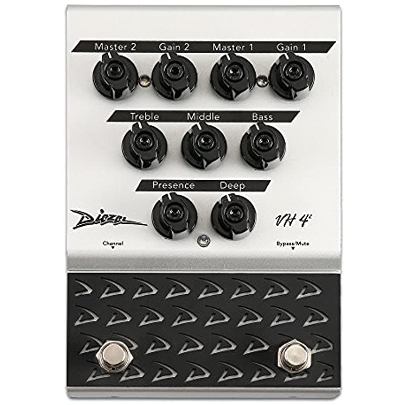 Diezel VH4-2 - 2 canales Overdrive, Distorsión y Preamplificador - Pedal de efectos para guitarra