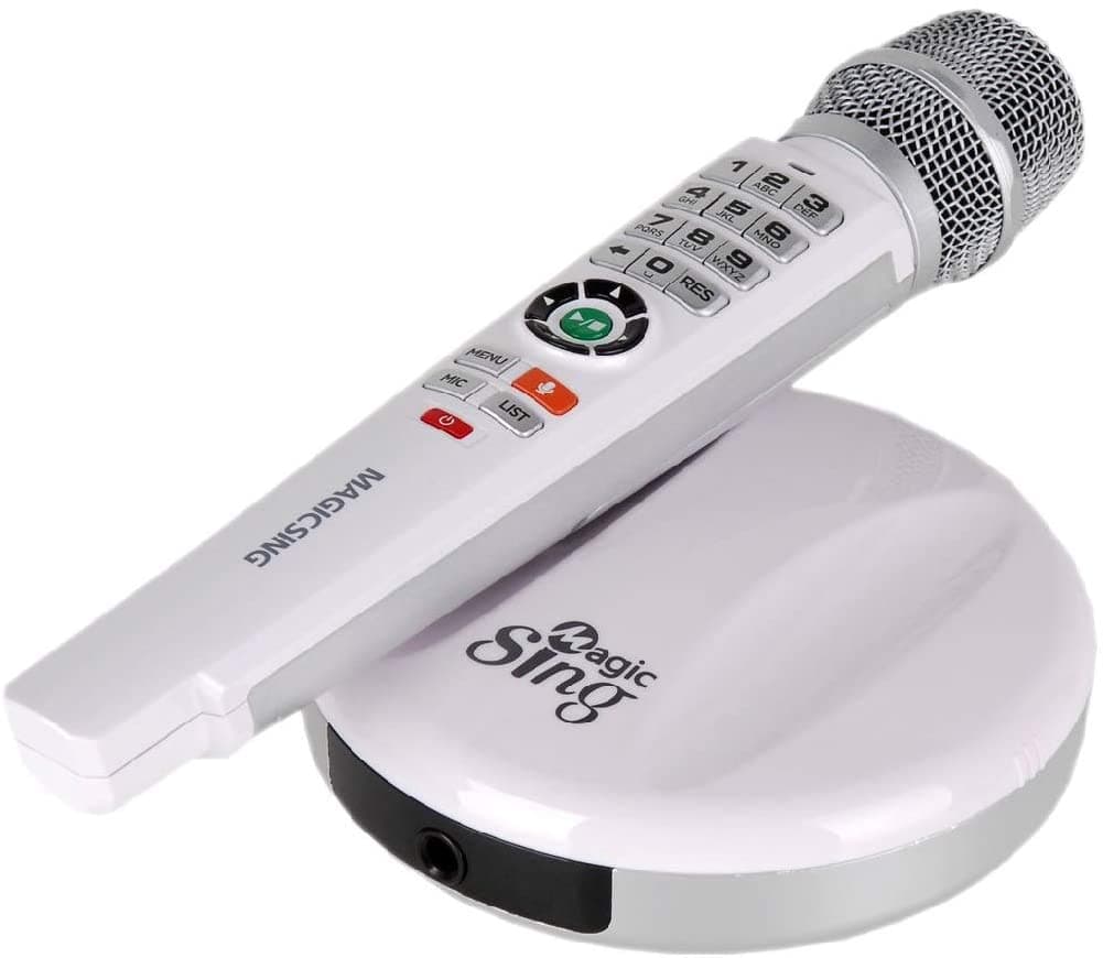 2018 Magicsing E2 Inalámbrico - Karaoke para el hogar, stream 10000+ canciones en inglés, más de 200000 canciones en hindi, tagalo, español y más, código de suscripción de 12 meses gratis 4334207905