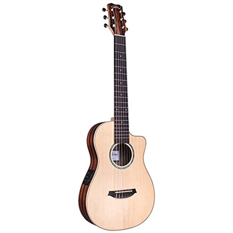 Cordoba Mini II EB-CE - Guitarra electroacústica, cuerpo pequeño, Spruce Ebony, Cutaway (99-754-0030) 03953 -
