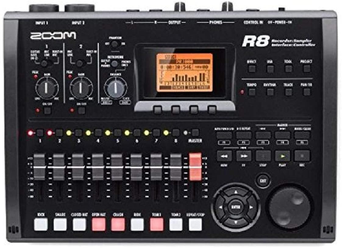 Multitrack Sd Grabadora Zoom R16 Controladora E Interfaz Multicolor R8