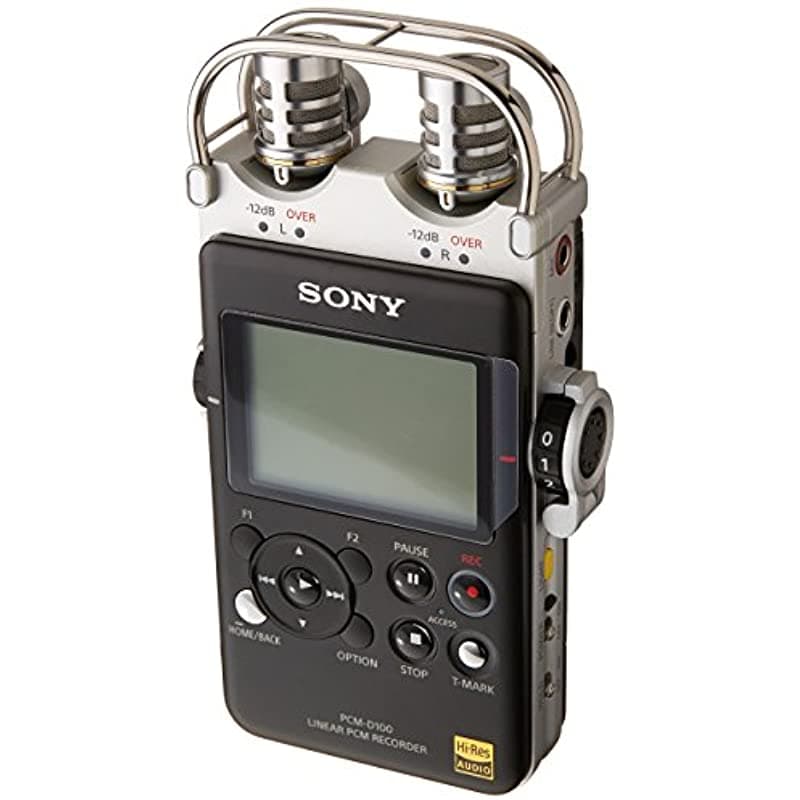 Sony PCMD100 Grabadora Portátil de Audio/Voz de Alta Resolución, Negra