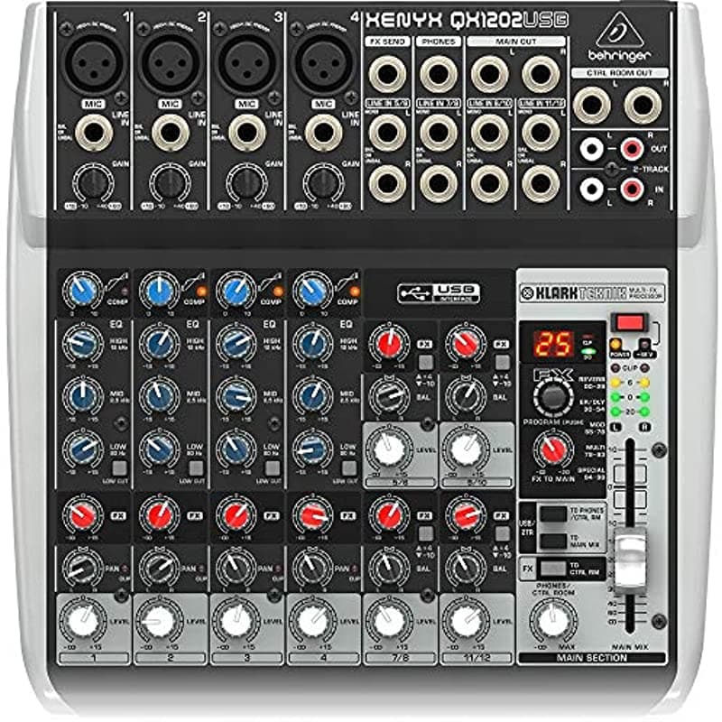 Behringer 12 Mezclador De Audio Qx1202Usb