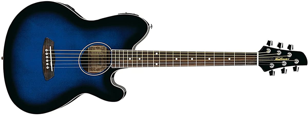 Ibanez Talman Tcy10 Guitarra Electroacústica Azul Trans TCY10ETBS