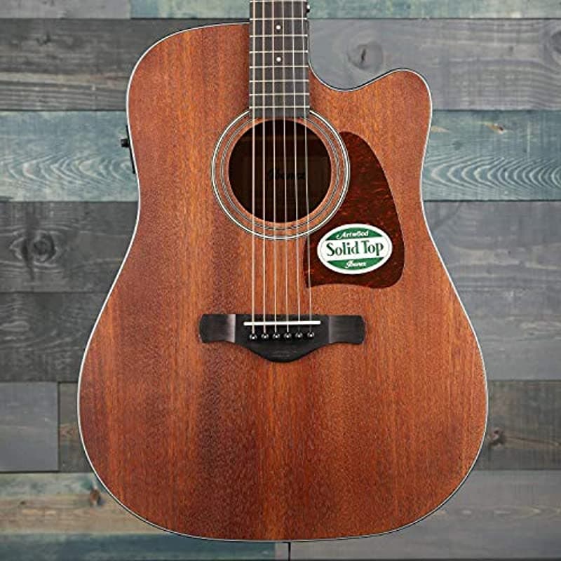 Ibanez Aw54Ceopn Artwood Dreadnought Guitarra Acústica/Eléctrica - Puo Abierto Natural