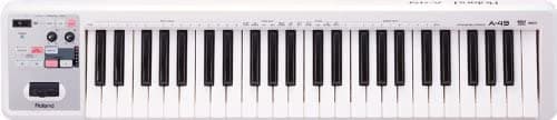 Roland A-49 - Controlador MIDI (Blanco) Performer Pak con Funda para Teclado