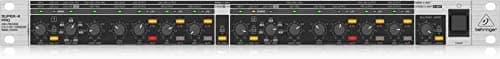 Behringer CX3400 SUPER-X PRO Crossover Stereo 2/3 Vías Mono 4 Vías con Limitadores, Retrasos Ajustables y Corrección CD Horn