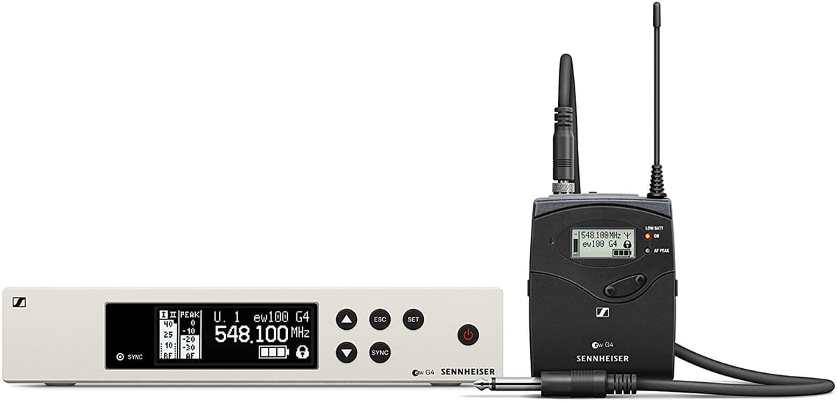 Sennheiser Pro Audio EW 100-CI1 Sistema Inalámbrico para Instrumento A1 Band 470-516MHz Negro 100 G4-CI1-A1 ew 100 G4-CI1-A1