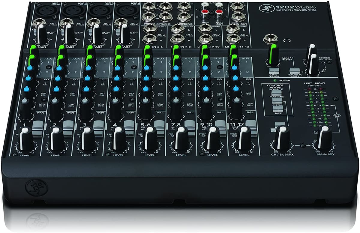 Mackie Vlz4 Serie 12 Canales Mixer Ultra-Ancho 60Db Gane Rango Y Onyx Mic Preams 1202Vlz4
