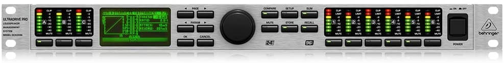 Behringer Ultradrive Pro Dcx2496 Profesional Digital De 24 Bits 96 Khz Sistemablack Y Gray