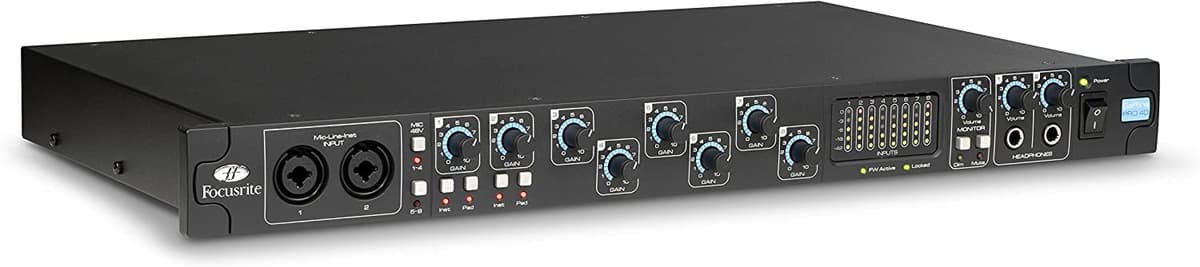 Focusrite Saffire Pro 40 Profesional 20 En 20 Out Firewire Audio Placa Ocho Amps AMS-SAFFIRE PRO 40 I/O