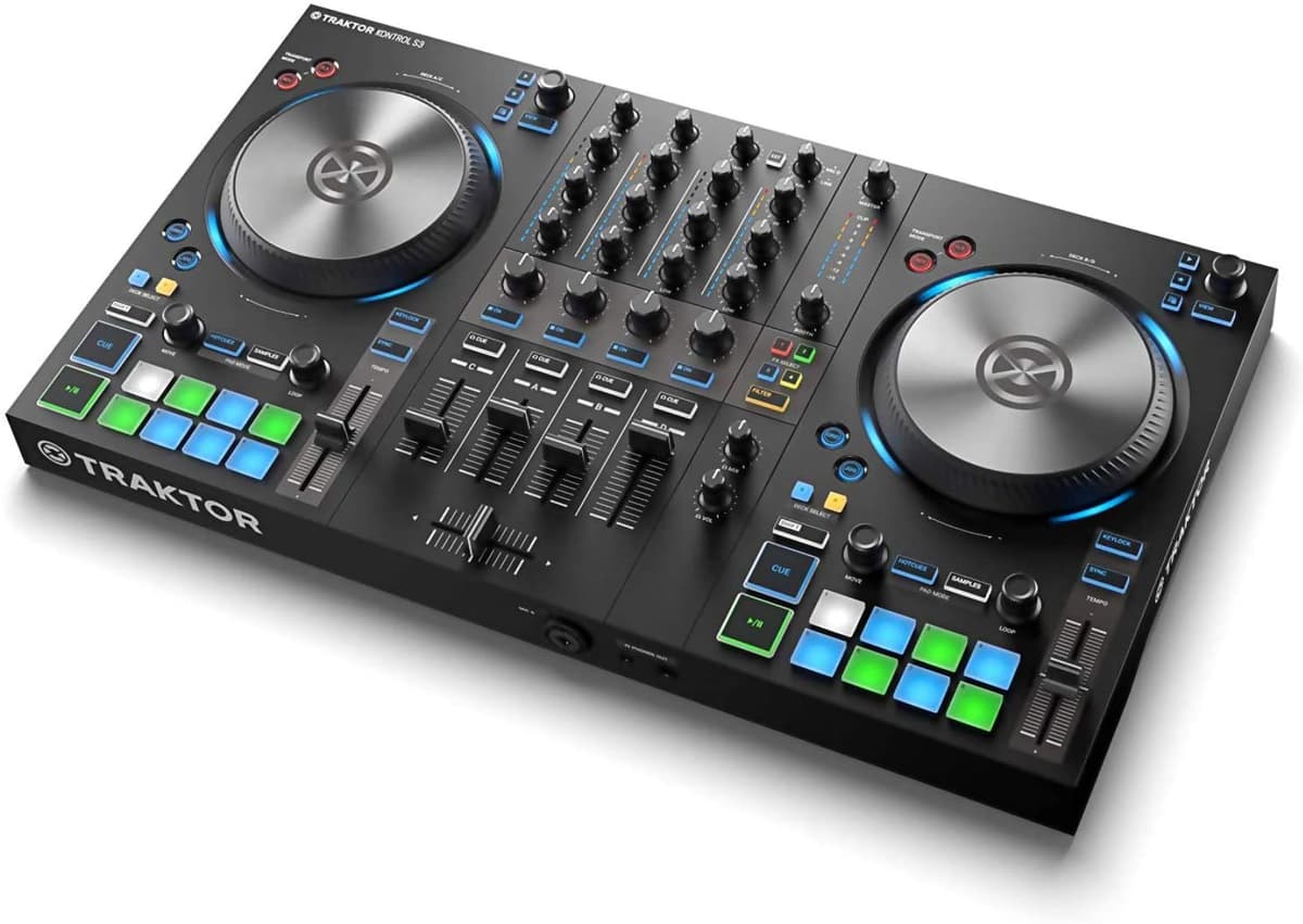 Native Instruments Traktor Kontrol S3 Controlador DJ de 4 canales, ideal para mezcla y performance profesional 26660
