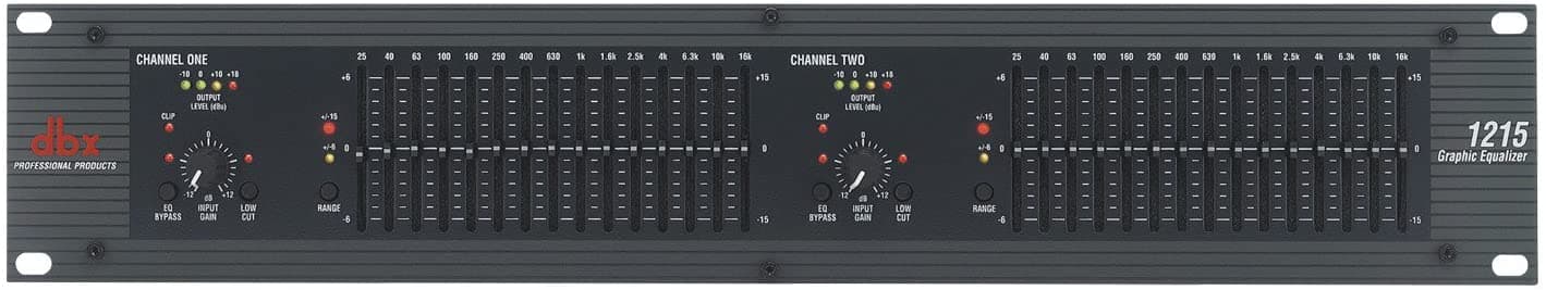 Dbx 1215 Ecualizador Gráfico De Doble Canal 15 Bandas