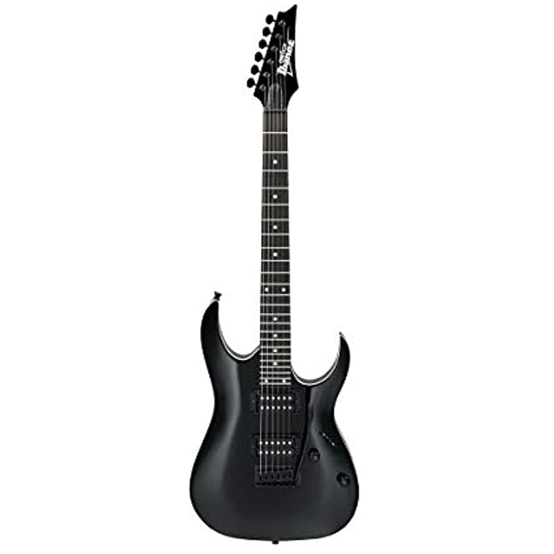 Ibanez GRGA Guitarra Eléctrica de Cuerpo Sólido de 6 Cuerdas, Derecha, Noche Negra, Completa (GRGA120BKN)