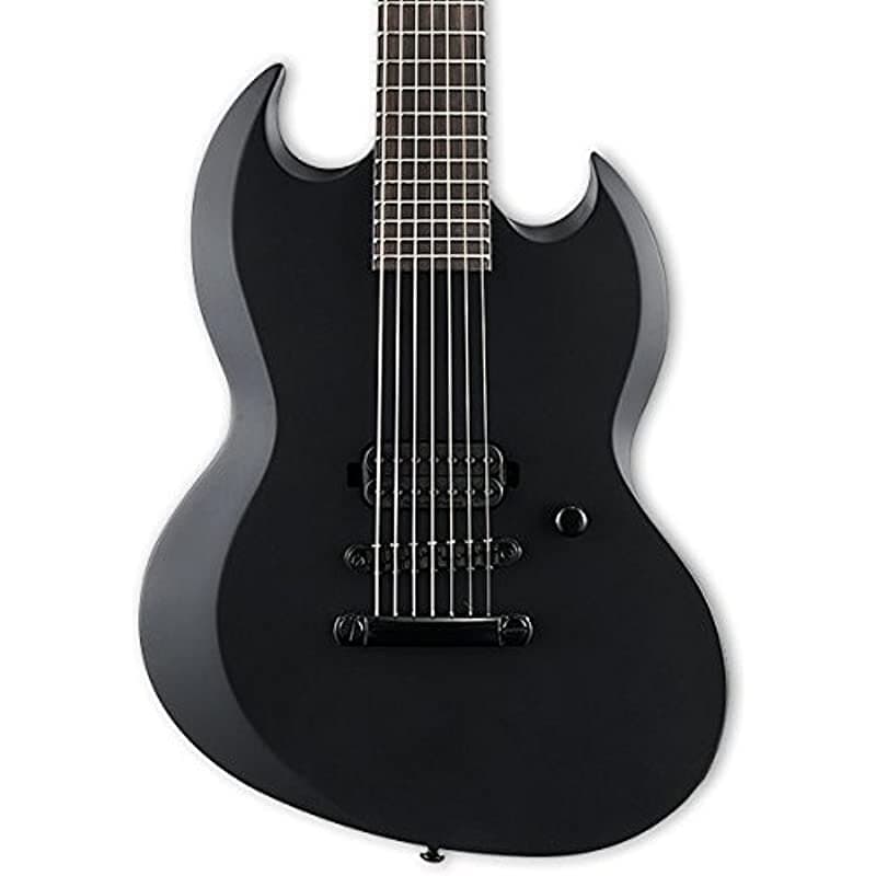Esp Ltd Viper-7-Black Metal Guitarra Eléctrica Satin Negro LVIPER7BKMBLKS
