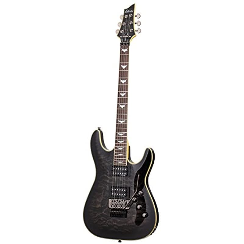 Schecter Omen Extreme-6 FR - Guitarra Eléctrica con Puente Flotante, Color Negro Translucido 2027