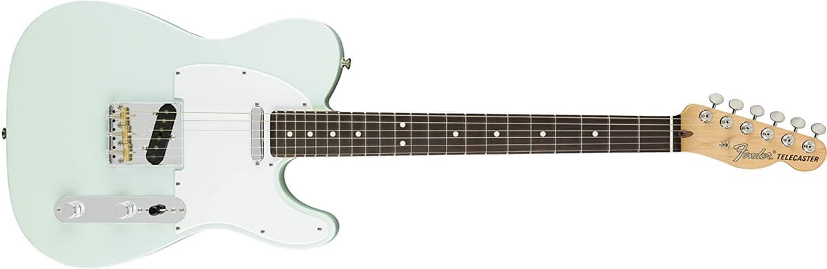 Fender American Performer Telecaster Guitarra Eléctrica Satin Sonic Blue Diapasón de Rosewood 115110372