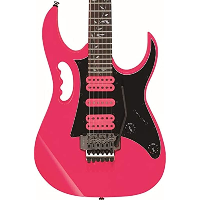 Ibanez Steve Vai Signature - Guitarra Eléctrica Diapasón De Palisandro Rosa JEMJRSPPK