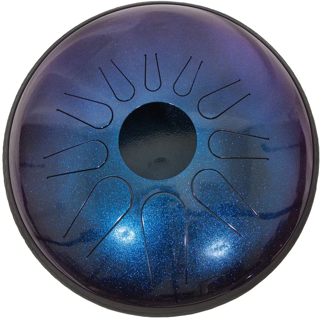 Idiopan Dominus De 14 Pulgadas Tambre De Acero Tambre De Zafiro Azul DPD14-SBA