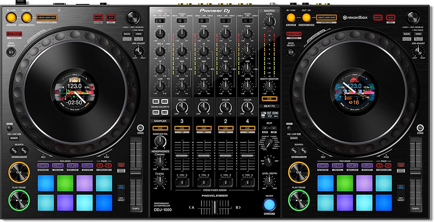Pioneer Pro Dj Controlador De Dj Negro (Ddj-1000)