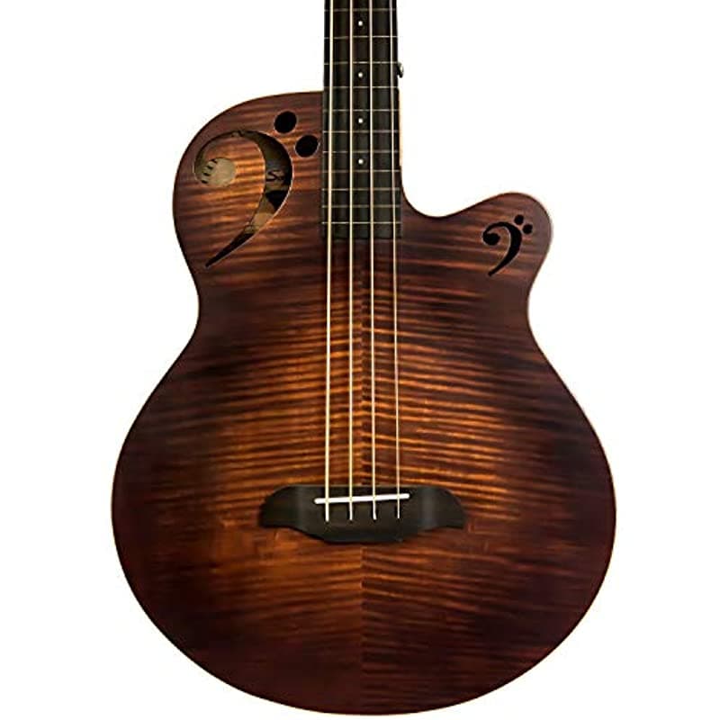 Sawtooth Rudy Sarzo Signature Acústica-Bajo Eléctrico Incluye Fondos Acolchados ST-AFB24EC-FMSV