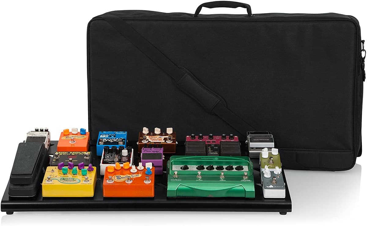 Gator Cases Funda de transporte extra grande para pedalera de guitarra 32 x 17 | Stealth Black GPB-XBAK-1
