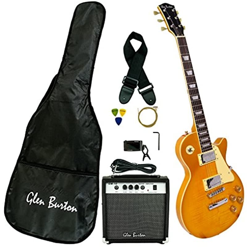 Glen Burton Ge320Bco-Gld Classic Single Cut Style Guitarra Eléctrica Gold