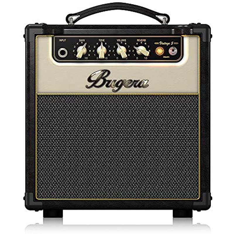 Behringer Bugera V5 - Amplificador De Válvula Clase A De 5 Vatios Con Reverberación Y Atenuador De Potencia