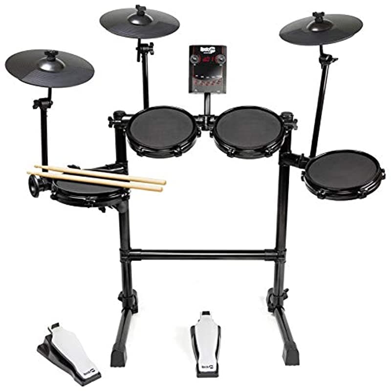 Rockjam Tambre Eléctrico De Ocho Piezas Cabezas De Malla Ajustables 30 Kits Conectividad Usb Y Midi. Electronic Ddmesh1000