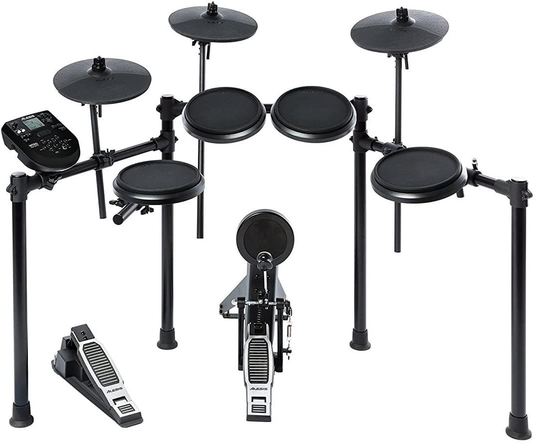 Alesis Nitro Kit | Batería electrónica de 8 piezas con redoblante toms y platillos