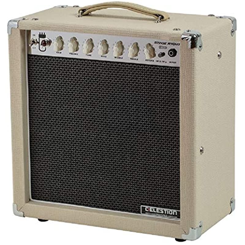 Monoprice 611705 Amplificador valvular con parlante Celestion de 15 vatios y reverb de resorte 1 x 12 611815