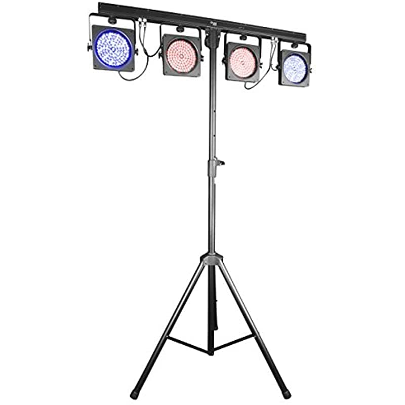 Chauvet Dj Solución De Luz De Lavado Led Usb De 4 Barras Con Control Inalámbrico Y Interruptor De Pie 4BARUSB