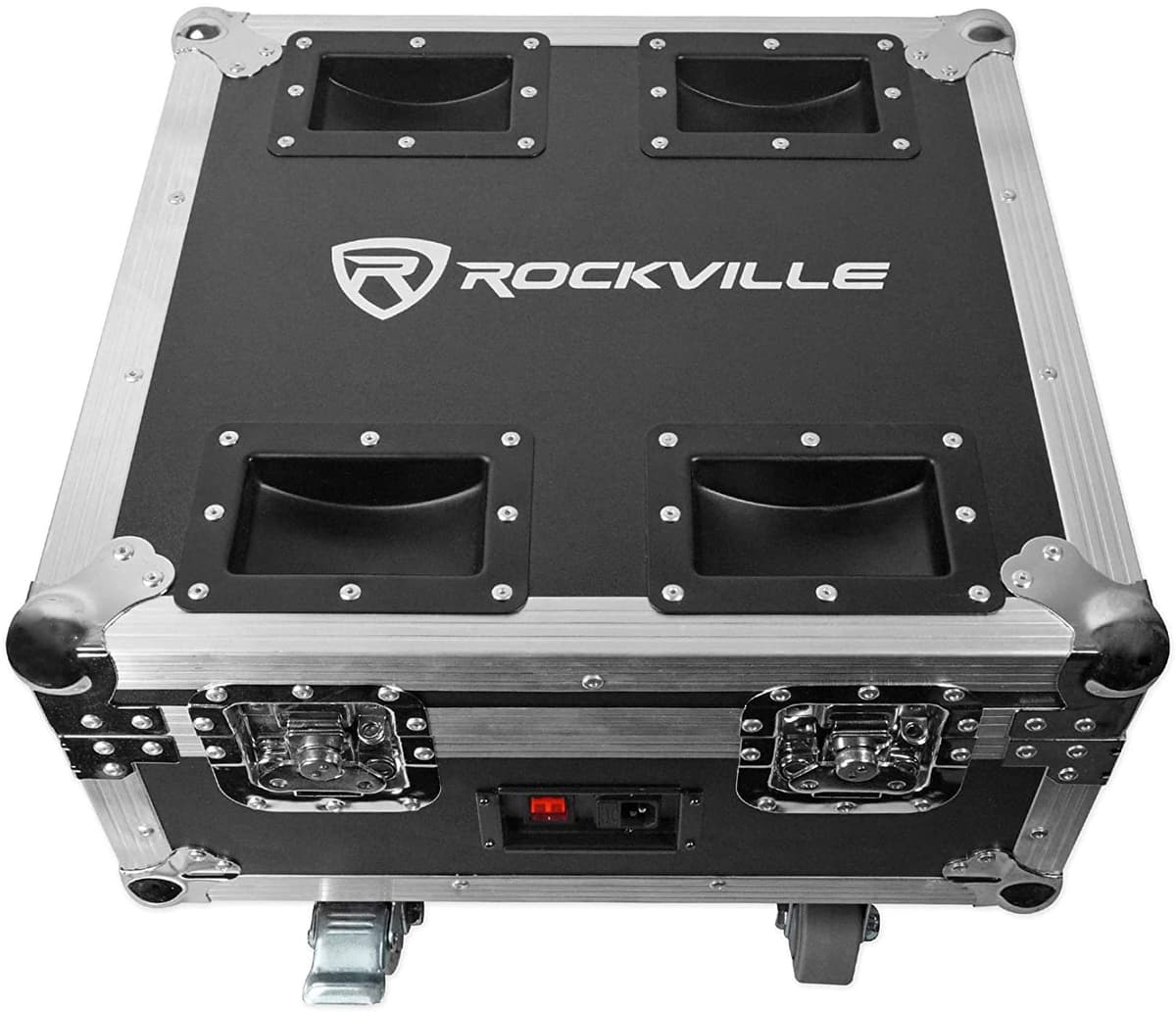 Rockville WEDGE CHARGE CASE Estuche de Carga para (6) Luces LED PAR RockWedge