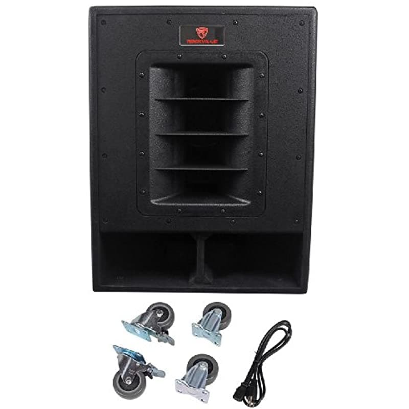 Rockville Rbg15Fa 15 2400W Potenado Potenciados Pro Subwoofer Plegado Pa Dj Sub