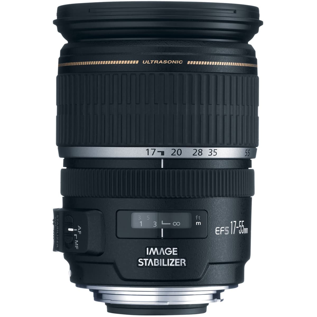 Objetivo Canon EF-S 17-55 mm f/2.8 IS USM para cámaras DSLR Canon (Reacondicionado) 1242B002-cr