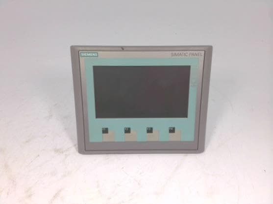 SIEMENS 6AV6647-0AK11-3AX1 HMI KTP400 Basic Color PN, 4"